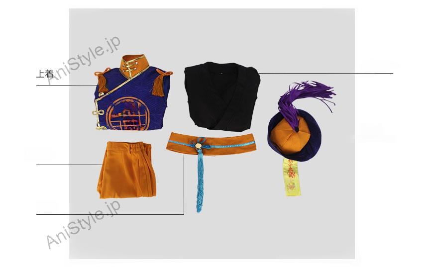あんさんぶるスターズ！ お化けがいっぱい☆スイートハロウィン 仙石忍 ホラーキョンシー コスプレ衣装