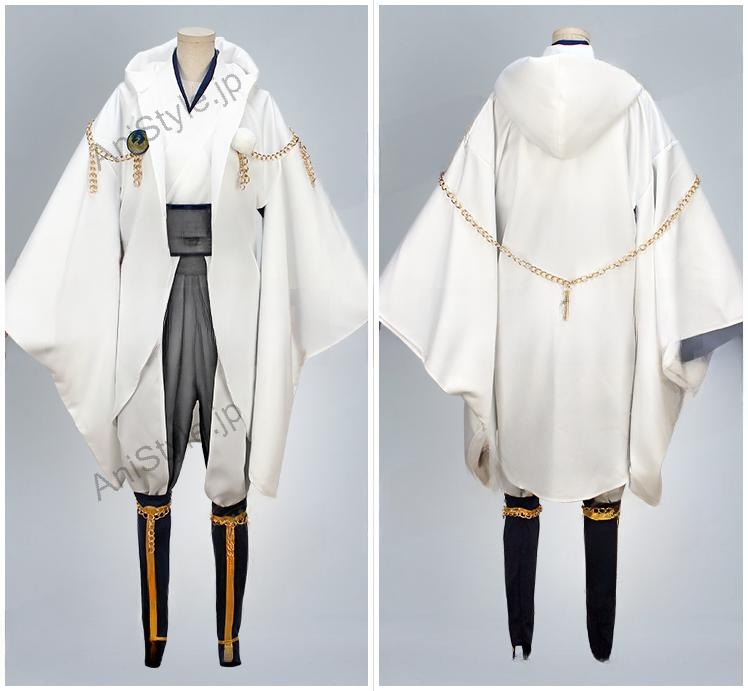 刀剣乱舞　鶴丸国永　コスプレ衣装　防具付き