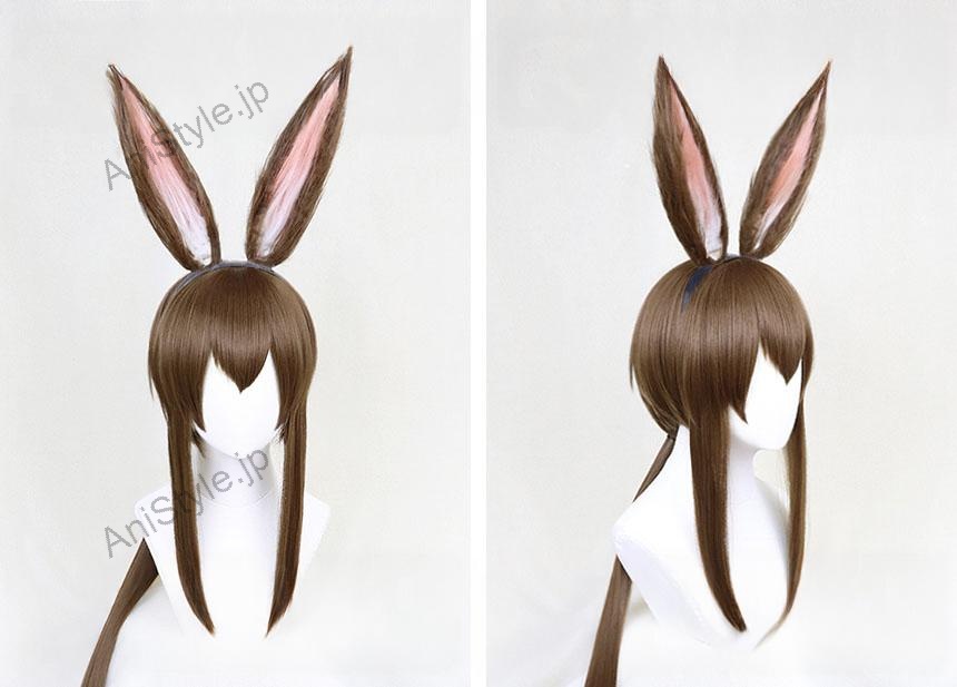 アークナイツ アーミヤ コスプレウィッグ 耳なし