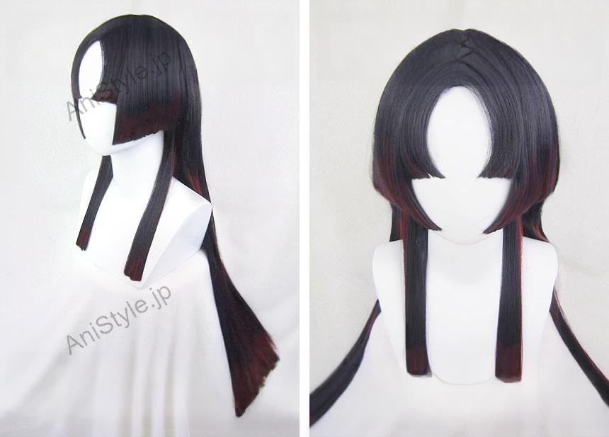 陰陽師 吸血姫 紫裘碧染 コスプレウィッグ