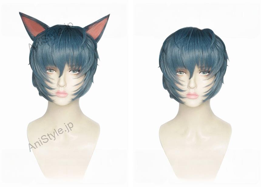 第五人格 IdentityV チェシャ 傭兵 ナワーブ・サベダー コスプレウィッグ  耳付き