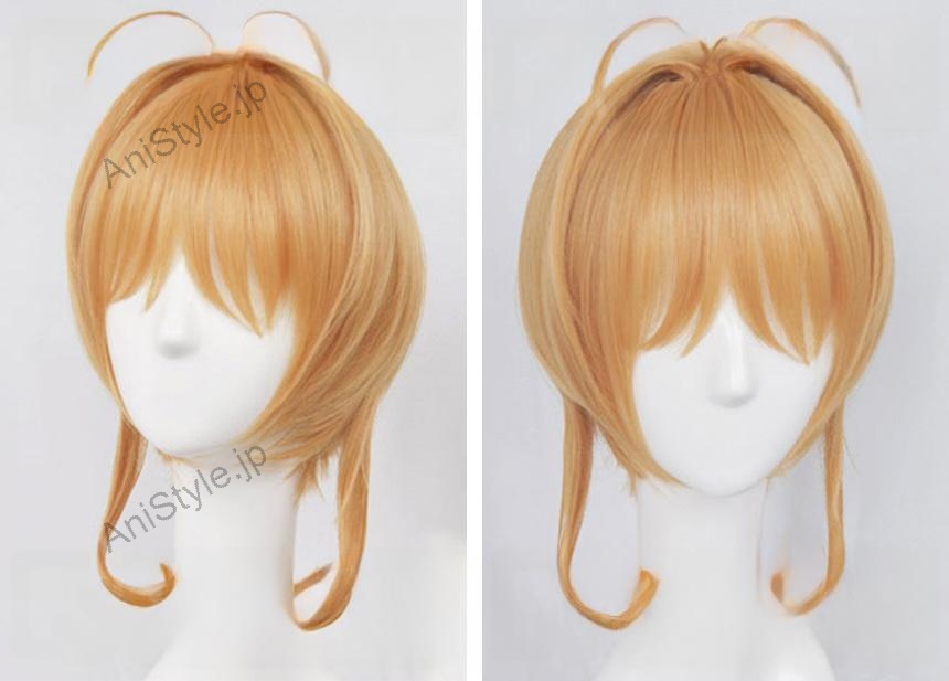 カードキャプターさくら クリアカード編 金髪ver. 木之本桜 コスプレウィッグ