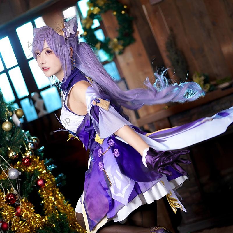 原神 璃月港 刻晴 コスプレ衣装
