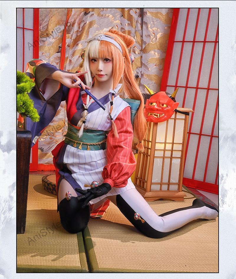 Fate Grand Order FGO 出雲阿国 コスプレ衣装  霊基再臨 第1段階