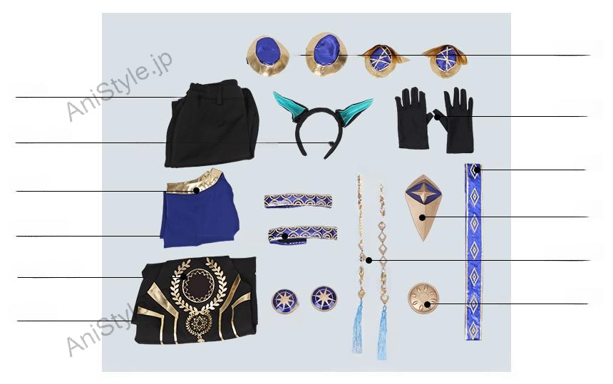 Fate Grand Order FGO アルジュナ コスプレ衣装 霊基再臨 第三段階