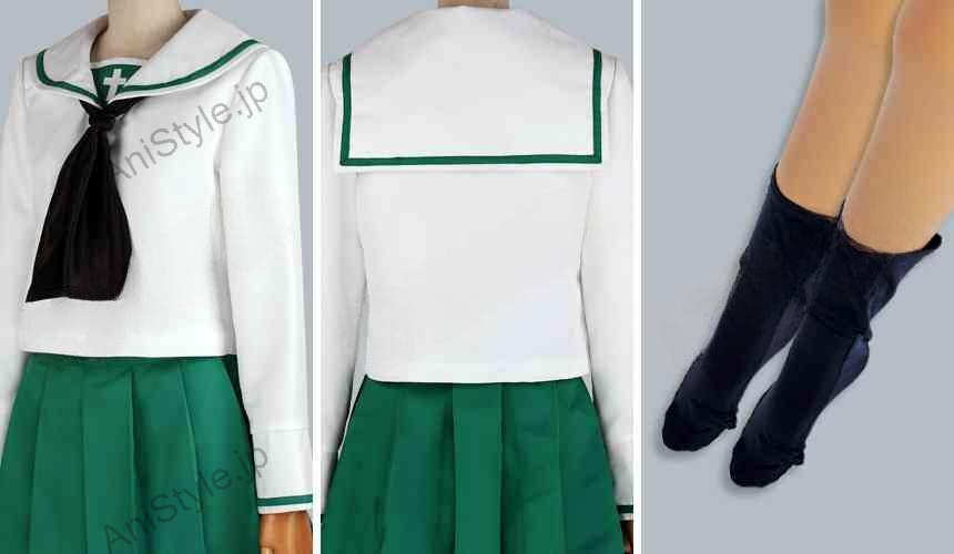 ガールズ＆パンツァー　Girls and PANZER　西住みほ　県立大洗女子学園制服　コスプレ衣装